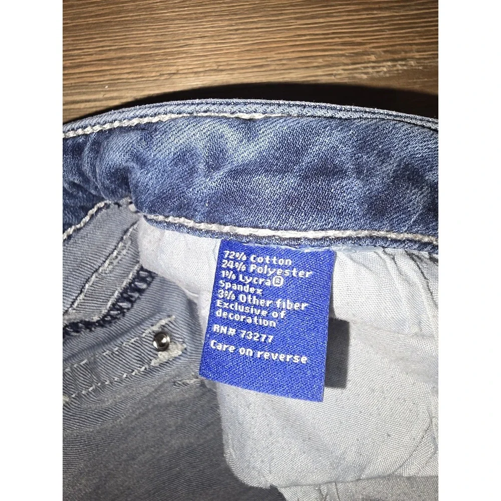 Apt 9 Womens‎ Denim Jean Pants Bling Buttons Accent Pockets